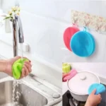 3Pcs Silicone Cleaning Brushes Soft Silicone Scouring Pad - Image 2