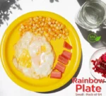 Pack Of 4 Rainbow Small Plate Set