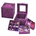 3 Layers Velvet Jewelry Boxes & Organizers