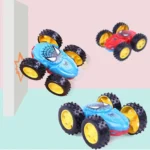 1PC Spiderman Dump Truck Inertial Car Double Sided Car - Image 2