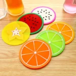 1 PC Silicone Fruit Cup Mat Coaster Insulation Pad - Image 2