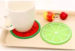 1 PC Silicone Fruit Cup Mat Coaster Insulation Pad - Image 3
