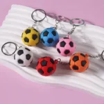 1Pcs Soft Rubber Football Keychain - Image 2