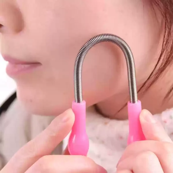 Facial Hair Remover Spring Women Manual Epilator Tool