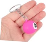 1 Pcs 4 Number Billiards Keychain - Image 2