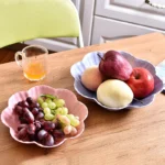 1Pcs Flower Shape Fruit Plate Storage Organizer - Image 2