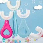 Silicone U-Shaped Baby Toothbrush Pack of 2