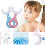 Silicone U-Shaped Baby Toothbrush Pack of 2 - Image 3