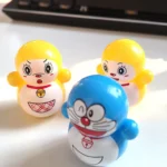 3Pcs Roly-Poly Toy Tumbler Shaking Fidget Doll (Random Color) - Image 2