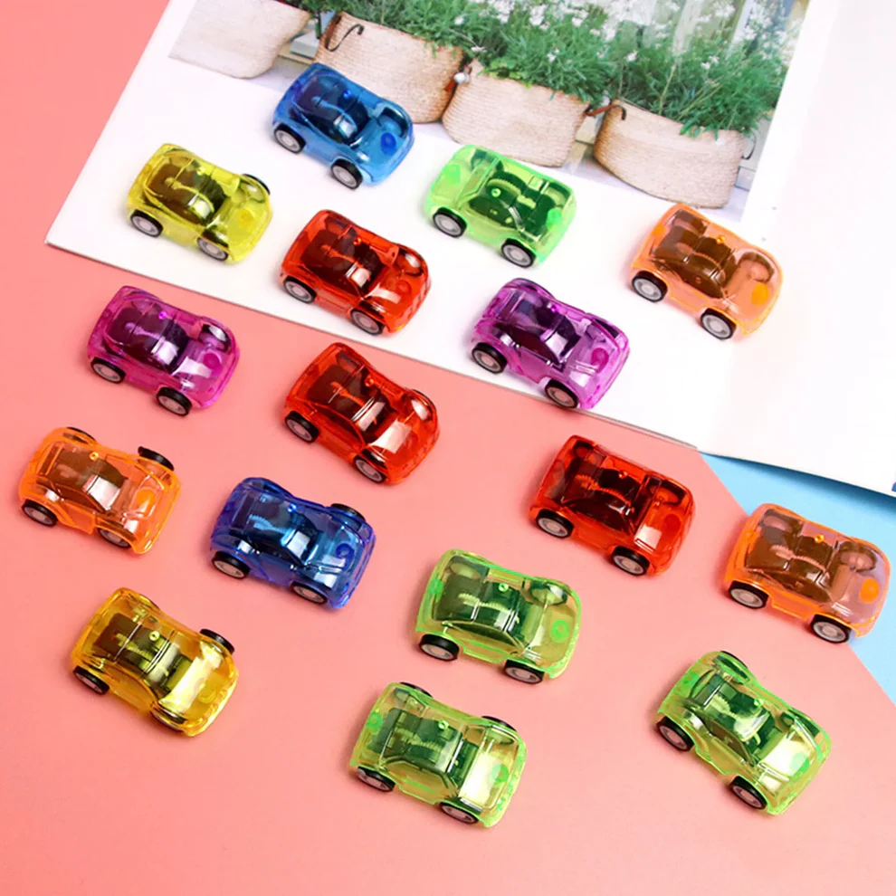 3 Pcs Crystal Candy Color Tiny Pull Back Cars - Image 3