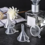 3 Pcs Transparent Mini Plastic funnel