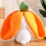 Cute Reversible Flopp Bunny Carrot Plush Toy(25Cm/10Inch) - Image 2