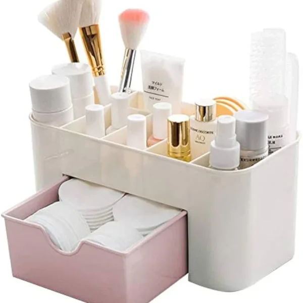 1Pcs Multifunctional Cosmetic Storage Box with Single Drawer