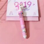 1 Pcs Unicorn 10 in 1 MultiColor Ball Point Pen - Image 3