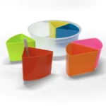 6 Cell Spice Rack Colorful Set - Image 3