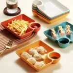 Set Of 4 Dumpling Serving Plates - Image 2