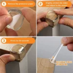 Pack Of 4 Thick Silicone Table Corner Protectors - Image 4