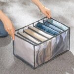 3 Pcs 7-Grid Washable Wardrobe Jeans Shirts Clothes Storage Organizer - Image 4