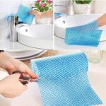 Kitchen Dish Wash Reusable Cleaning Wipe Cloths Sheet Roll - Image 2