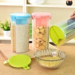 High Quality 3 Compartment Transparent Storage Jar - Image 2