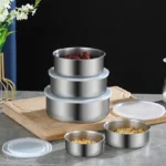 5 Pcs Food Storage Containers With Lids - Image 2