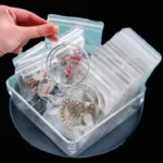 5 Pcs Transparent Storage Jewelry Pouches - Image 2