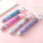 1 Pcs Unicorn 10 in 1 MultiColor Ball Point Pen - Image 4