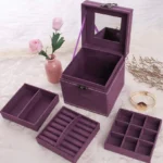 3 Layers Velvet Jewelry Boxes & Organizers - Image 2