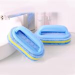 High Quality Plastic Handle Grip Multipurpose Cleaning Sponge Brush - Image 2