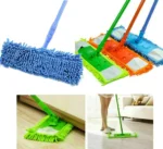 360 Flat Microfiber Floor Cleaning Mop with Resizable Handle - Image 2