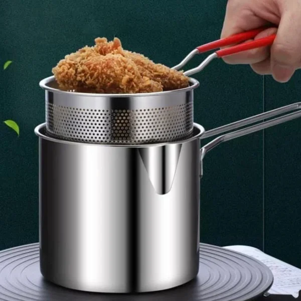 Stainless Steel Deep Fryer Pot