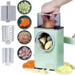 6 In1 Multi Functional Vegetable Slicer Shredder Cutter Peeler Kitchen Chopper - Image 4