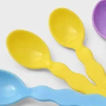 6PC Plastic Ice-cream Feeding Spoon For Kids - Image 3