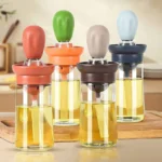 180ml 2 In 1 Glass Olive Oil Dispenser Bottle With Silicone Oil Brush - Image 2