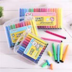 Pack Of 12 Washable Triangle Colour Markers