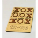 Wooden Tic-Tac-Toe Games Toys For Kids. - Image 2