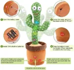 Dancing Cactus Talking Singing Kids Toys - Image 3