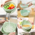 Multi-functional Double Layer Drain Basket - Image 2