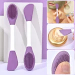 Multipurpose Double Sided Silicone Face Scrubber & Exfoliating Brush - Image 2