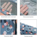 Portable Travel Cosmetic Toiletry Hanging Bag - Image 3