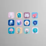 2 Pcs Durable Self Adhensive Cartoon Themed Single hooks - Image 2