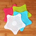 3Pcs Silicone Star Shaped Sink Filter Hair Catcher Strainers for Sink - Image 3