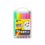 Pack Of 12 Washable Triangle Colour Markers - Image 4