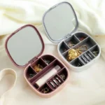 Compact Jewelry Box With Mirror - Image 3