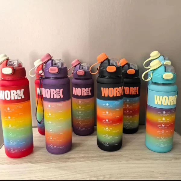 Color Splash Hydration Water Bottle