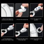 2 Pcs Multifunction Toilet Seat Lifting Handle - Image 2