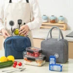 Quality Portable Thermal Insulated Lunch Bag (Random Colour) - Image 2