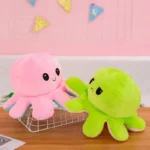 Double Sided Reversible Octopus Plush Toy