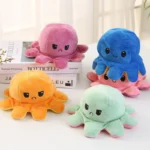Double Sided Reversible Octopus Plush Toy - Image 3