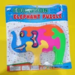 Personalized Elephant Educational Puzzle For Kids - Image 2